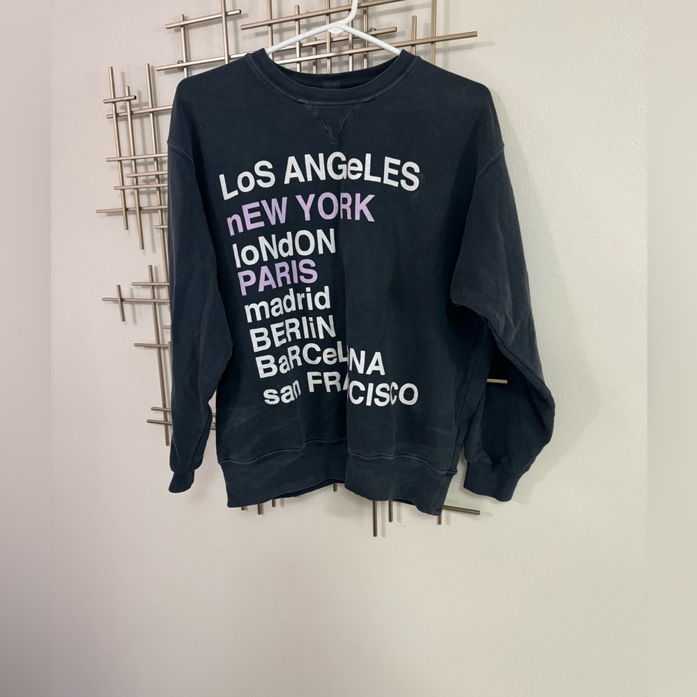 Anine Bing city love sweatshirt